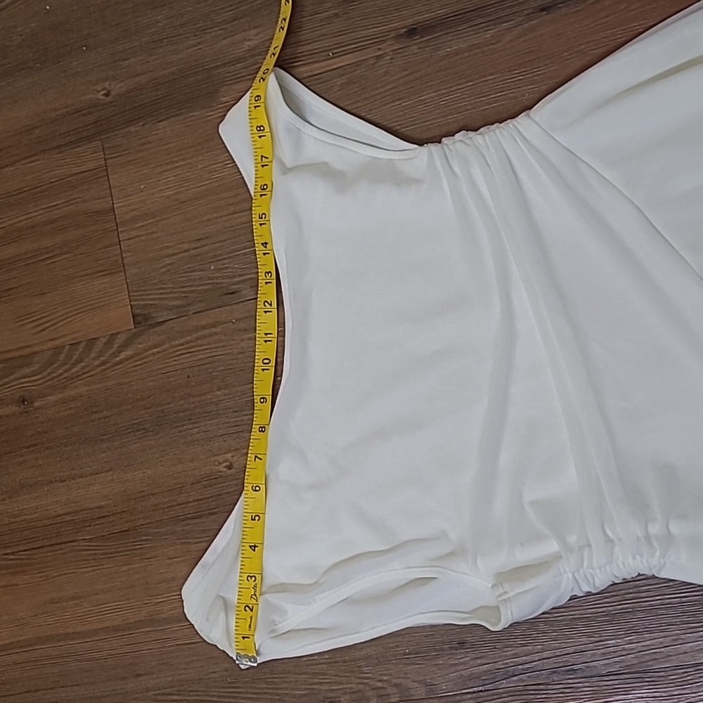 SHEIN White One-Shoulder Dress zise 1XL NEW - Picture 16 of 16